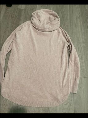 Barefoot Dreams Blush Pink Cowl Neck Sweater